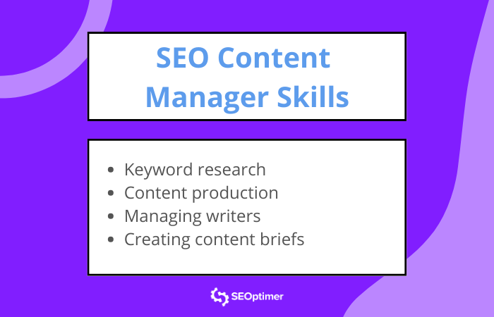 Fähigkeiten eines SEO Content Managers